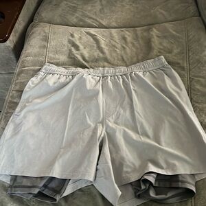 DSG men’s large 2 in 1 shorts *NEVER WORN*